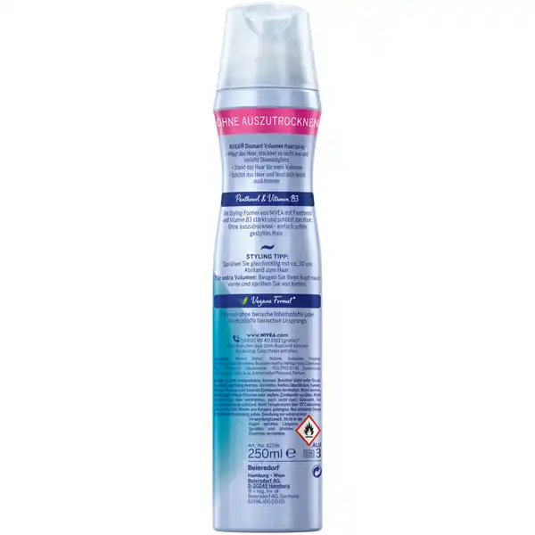 Bild 3 von NIVEA Diamant Volumen Haarspray, 250 ml