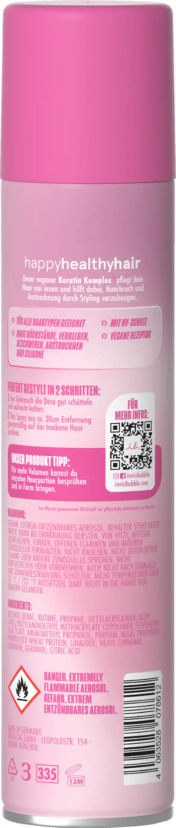 Bild 2 von invisibobble® Extra Shine Haarspray, 250 ml