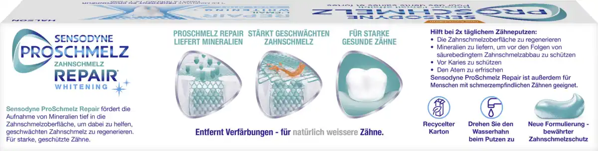 Bild 2 von Sensodyne ProSchmelz Repair Whitening Zahncreme, 75 ml