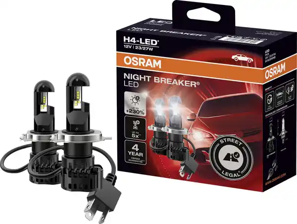 Bild 1 von Osram Scheinwerferlampe H4 Night Breaker LED 2 Stück