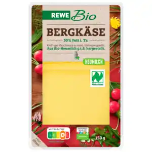 REWE Bio Bergkäse 150g