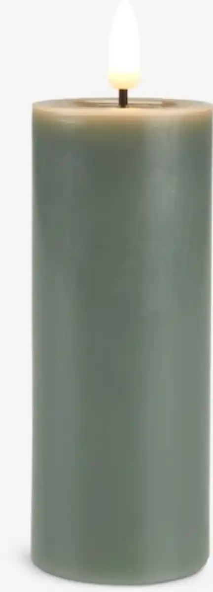 Bild 1 von LED Kerze FALAR Ø5xH15cm grün mit Timer