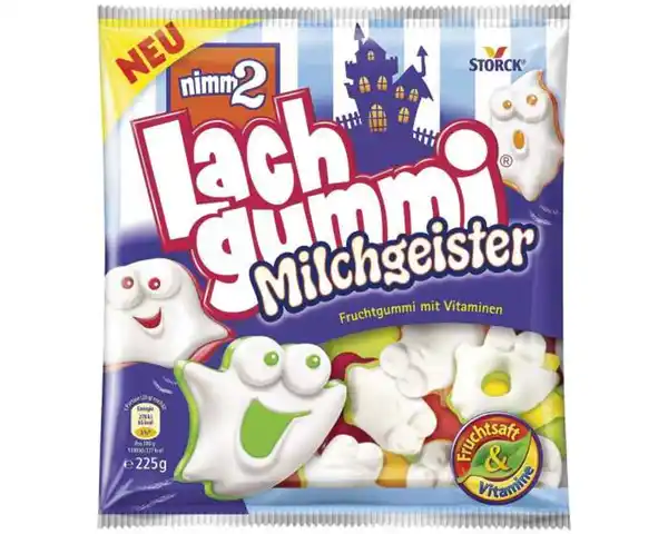 Bild 1 von nimm2 Lachgummi Milchgeister 225g