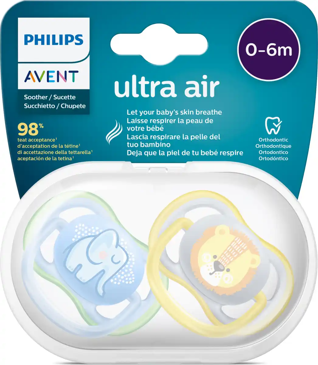 Bild 1 von PHILIPS AVENT SCF080/09 Ultra Air Schnuller