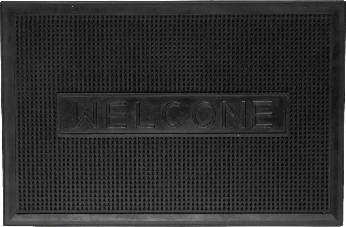 Bild 1 von Fußmatte Gummi Noppen schwarz, 45 x 75 cm