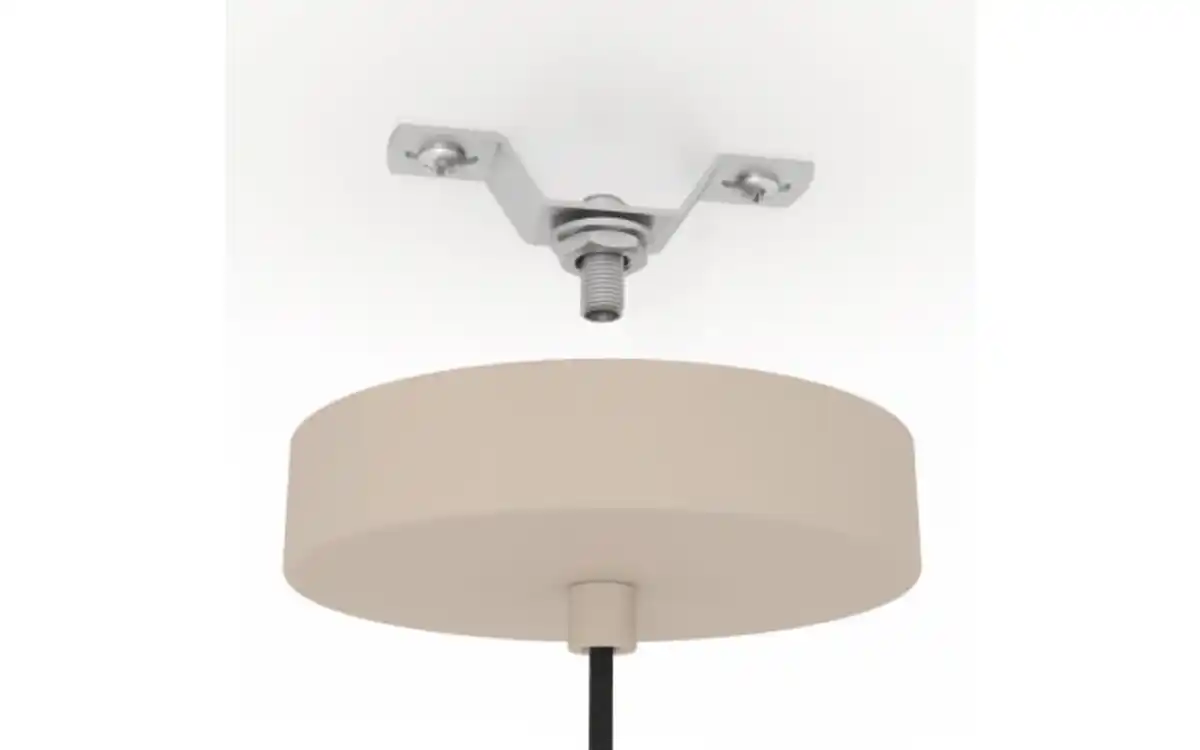 Bild 4 von Pendelleuchte Romazzina, 1-flammig, sand, 32,5 cm