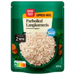 REWE Beste Wahl Langkorn Express Reis 250g