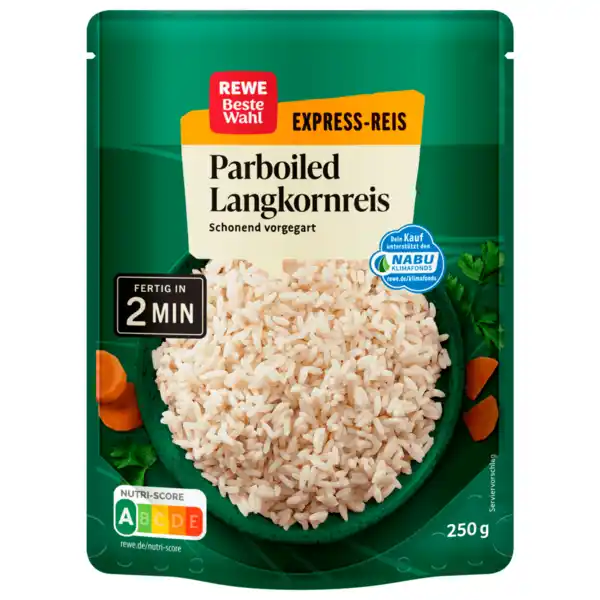 Bild 1 von REWE Beste Wahl Langkorn Express Reis 250g