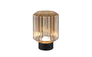 LED-Akku Tischleuchte Lord, amber, inkl. 4 Fach Touch