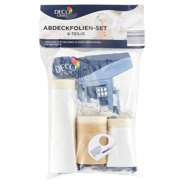 Bild 1 von DECO CRAFT Abdeckfolien-Set, 6-teilig