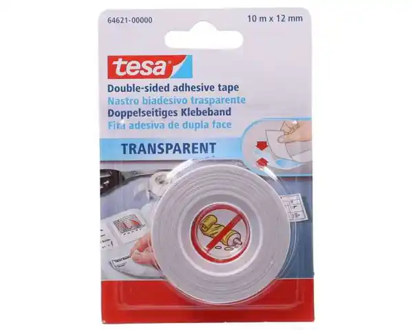 Bild 1 von tesa doppelseitiges Klebeband 10 m x 12 mm