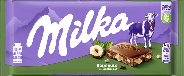 Bild 1 von Milka Haselnuss Schokolade 100G