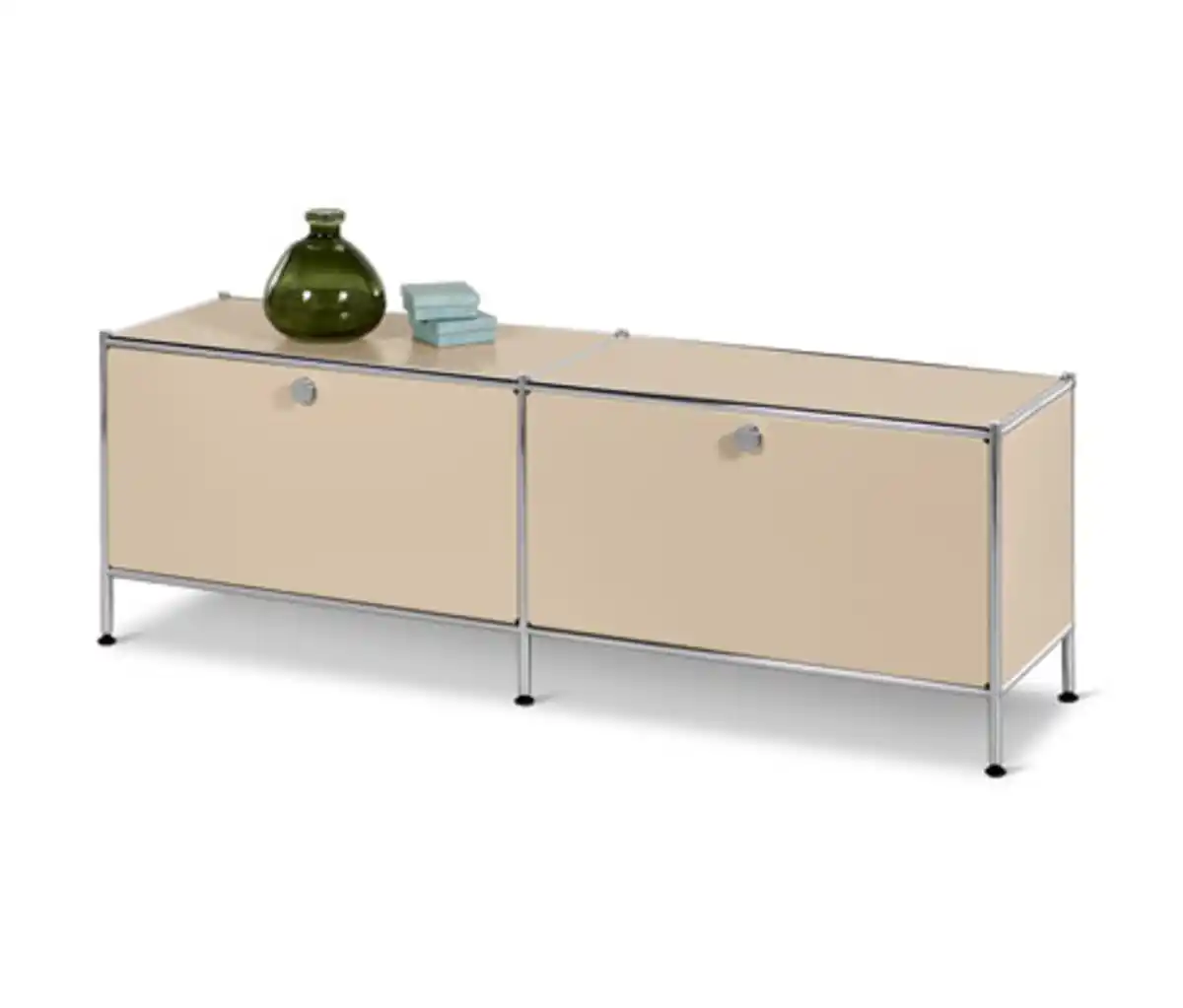 Bild 1 von Lowboard Metall »CN3« mit 2 Klappen, beige