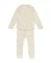 Bild 1 von Kinderpyjama Stretch-Baumwolle Blumen eierschalenfarben