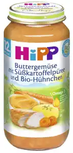 Hipp Bio Buttergemüse und Bio-Hühnchen ab 12. Monat 250G