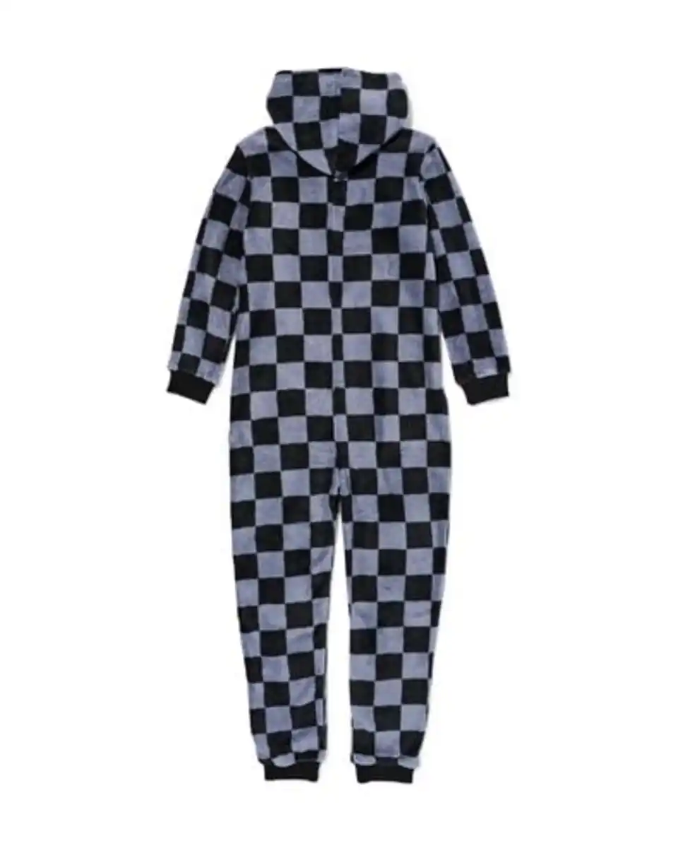 Bild 3 von Kinder-Jumpsuit, kariert anthrazit