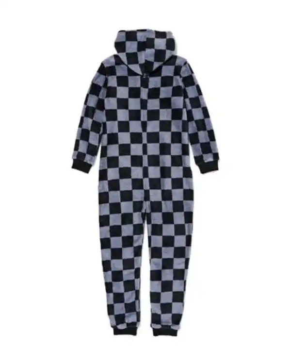 Bild 3 von Kinder-Jumpsuit, kariert anthrazit