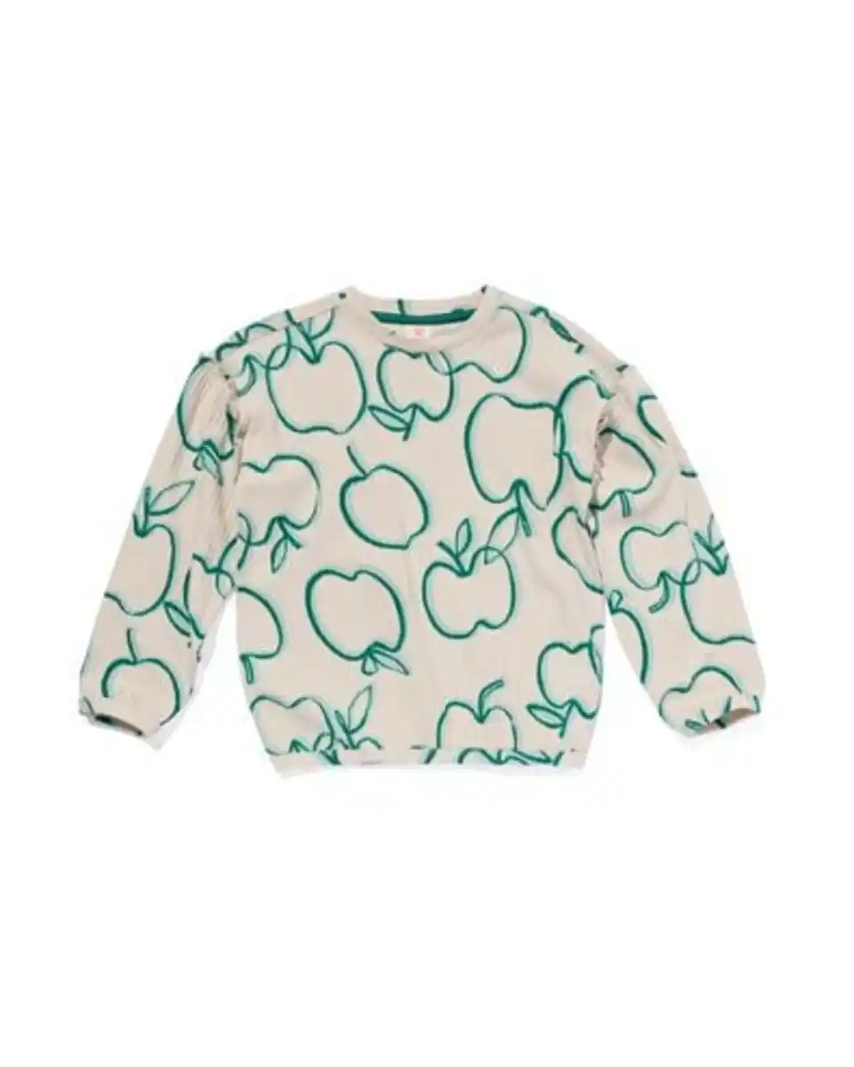 Bild 1 von Kinderpullover aus Rippenstrick mit Streifenmuster grün