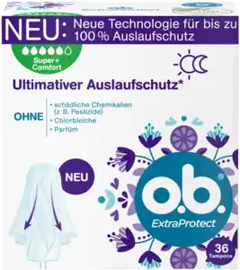 o.b. Extra Protect Tampons Super+Comfort 36ST