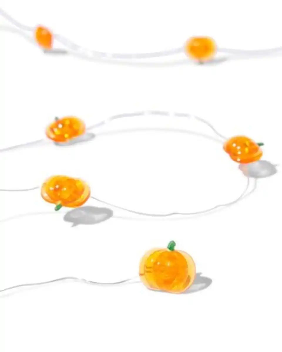 Bild 2 von Lichterkette 1,8 m mit 15 LED-Leuchten Kürbis