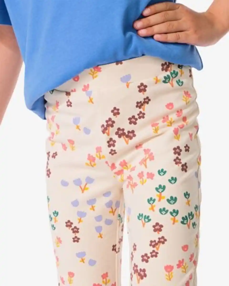 Bild 4 von Kinder-Leggings, ausgestelltes Bein bunt