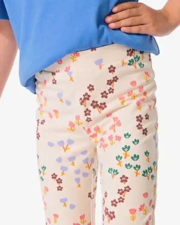 Bild 4 von Kinder-Leggings, ausgestelltes Bein bunt