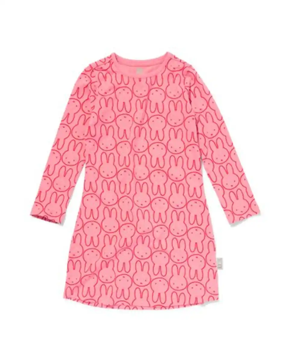 Bild 1 von Miffy-Kindernachthemd Baumwolle rot