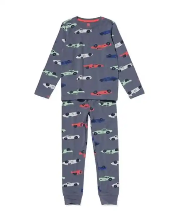 Bild 1 von Kinder-Pyjama, Rennwagen blau