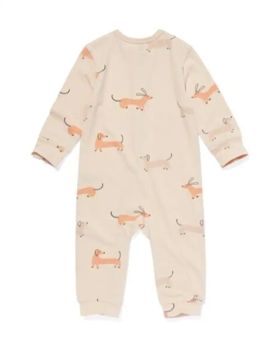 Bild 2 von babypyjama jumpsuit teckels beige