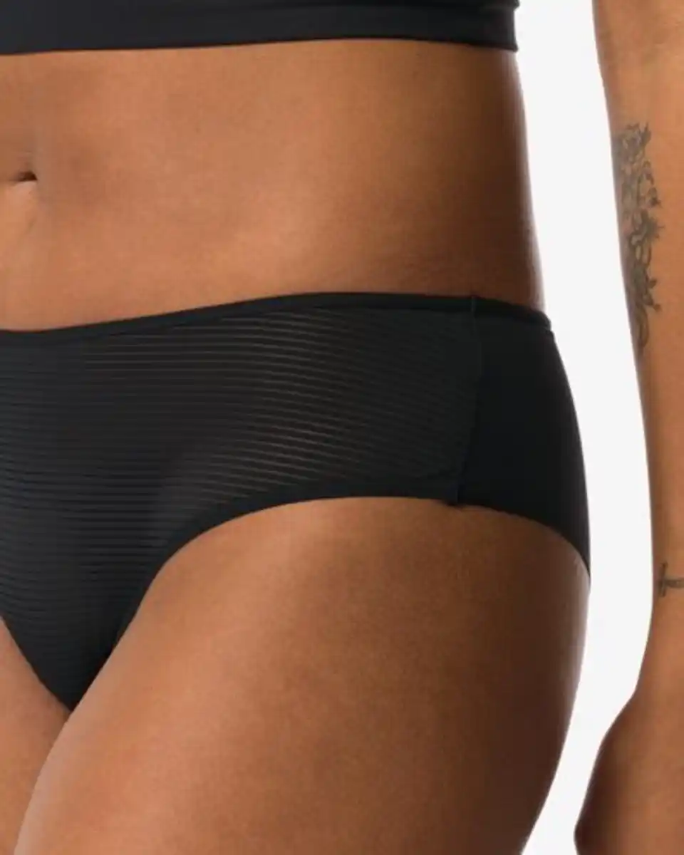 Bild 4 von Damen-Brazilian, Mikrofaser mit Mesh schwarz