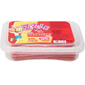 ZoZole Fruchtgummi Sour Strawberrry Dose XXL