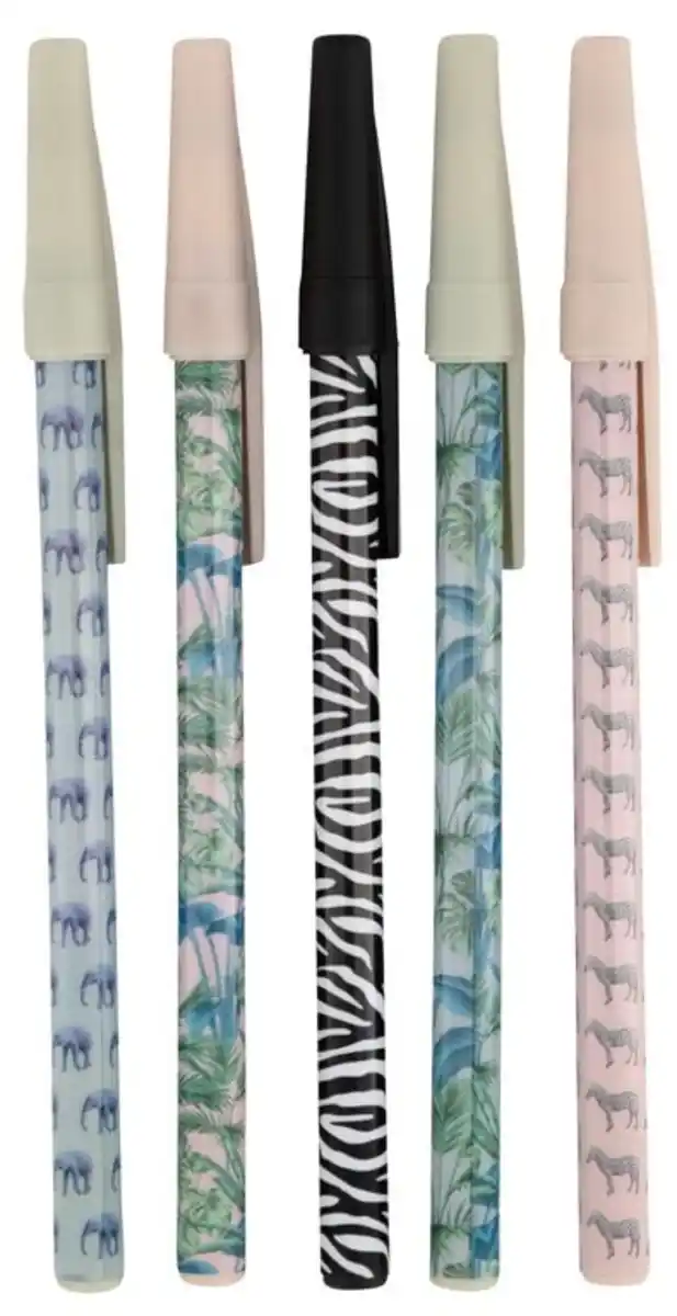 Bild 1 von 5er-Pack Kugelschreiber, Dschungel