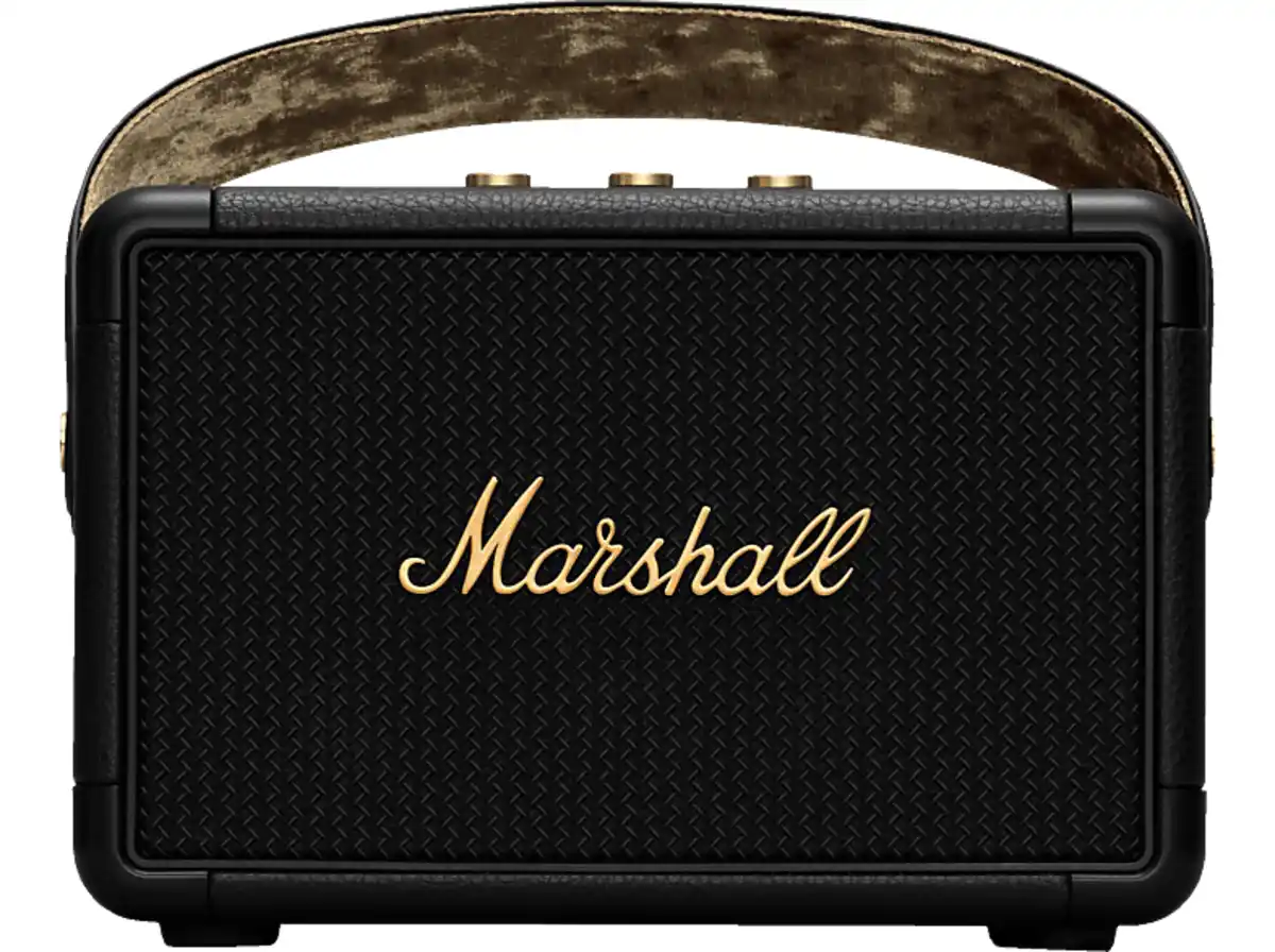 Bild 1 von MARSHALL Kilburn II Black & Brass Bluetooth Lautsprecher,, Black & Brass