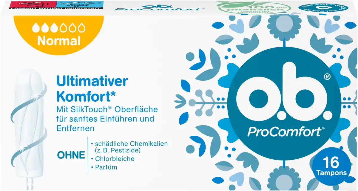 Bild 1 von o.b.Tampons Pro Comfort Normal 16ST