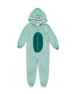 Kinder-Onesie Monster grün