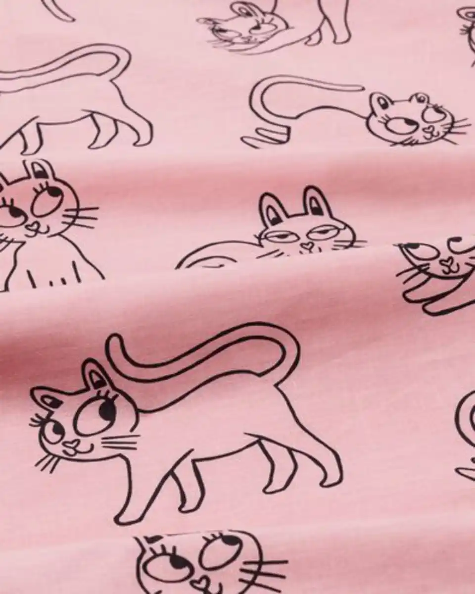 Bild 3 von Kinder-Bettwäsche, 140 x 200 cm, Soft Cotton, Katzen