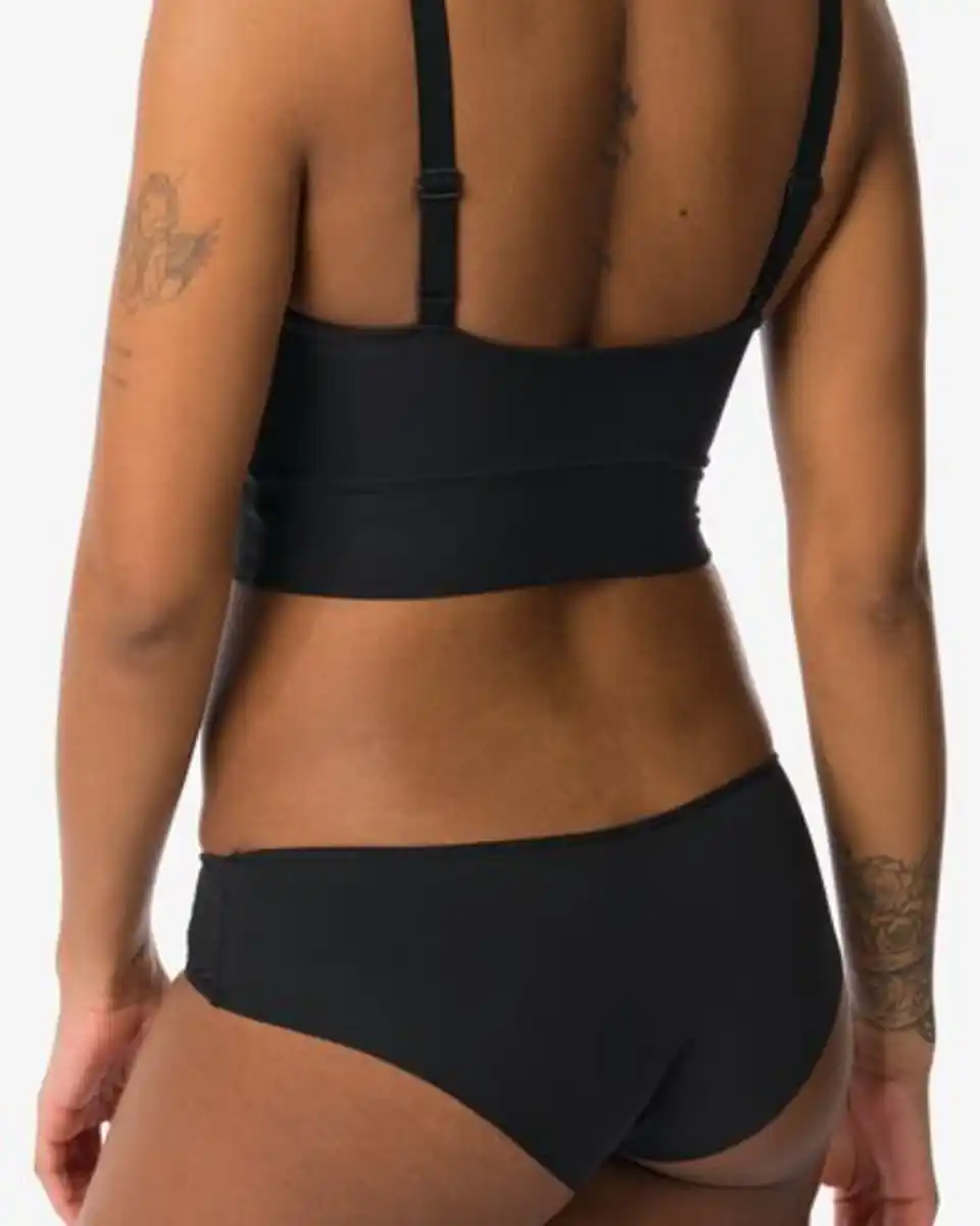 Bild 3 von Damen-Brazilian, Mikrofaser mit Mesh schwarz