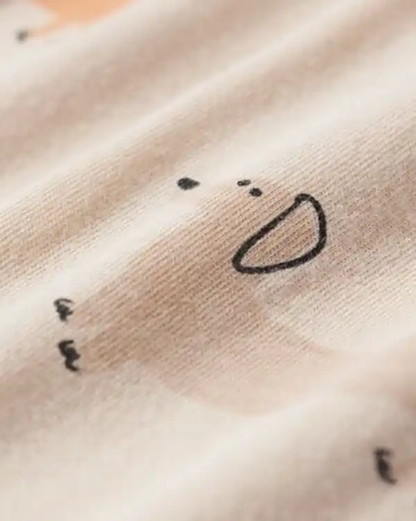 Bild 3 von babypyjama jumpsuit teckels beige