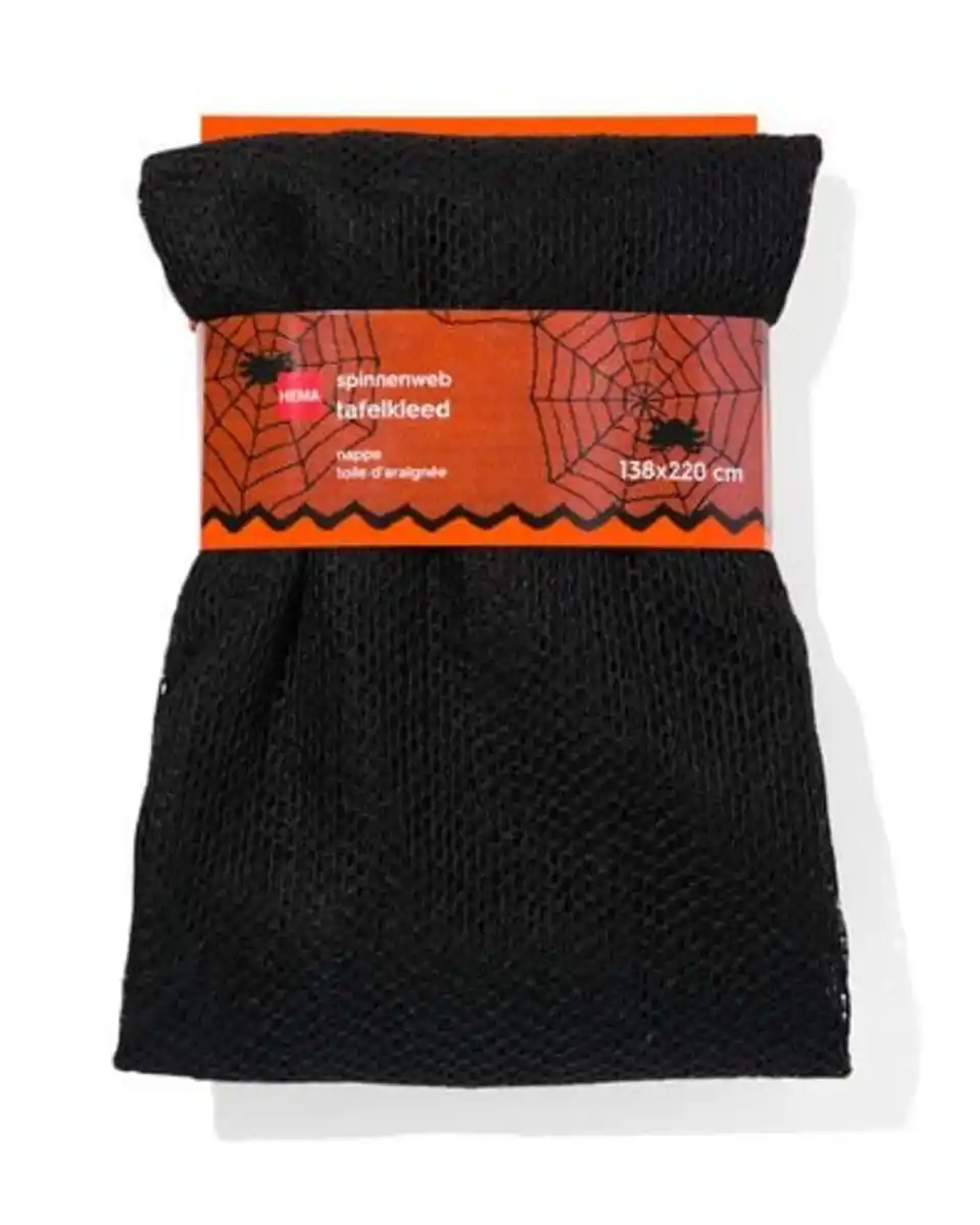 Bild 1 von Halloween-Tischdecke, 138 x 220 cm, Spinnenweben