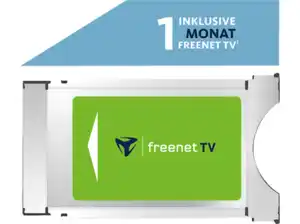 FREENET TV freenet CI+ Modul für DVB-T2 HD inklusive 1 Monat, Silber/Grün