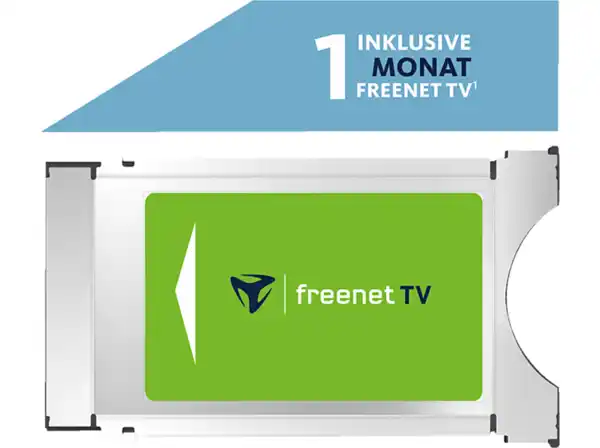 Bild 1 von FREENET TV freenet CI+ Modul für DVB-T2 HD inklusive 1 Monat, Silber/Grün