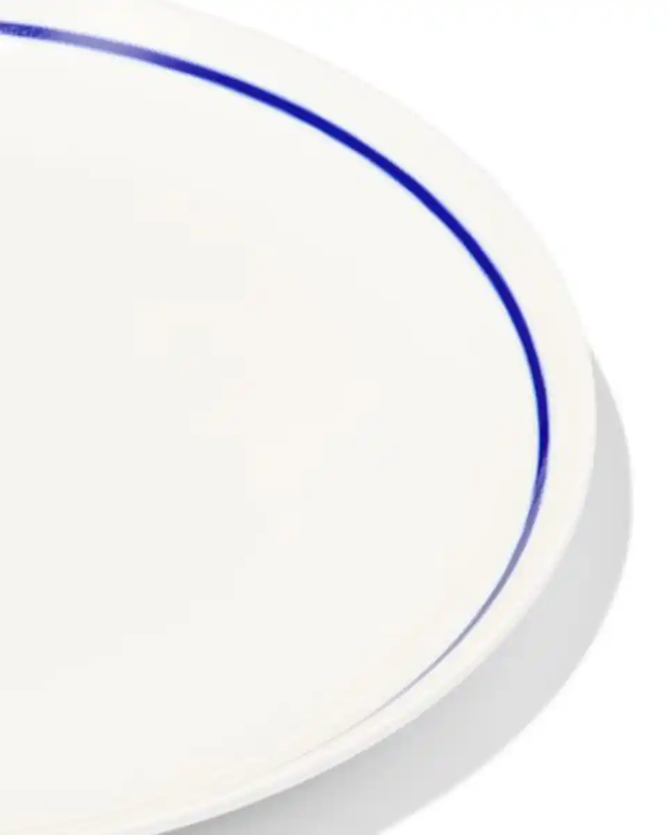 Bild 2 von Frühstücksteller, Ø 21 cm, Kombigeschirr, New Bone China, weiß-blau