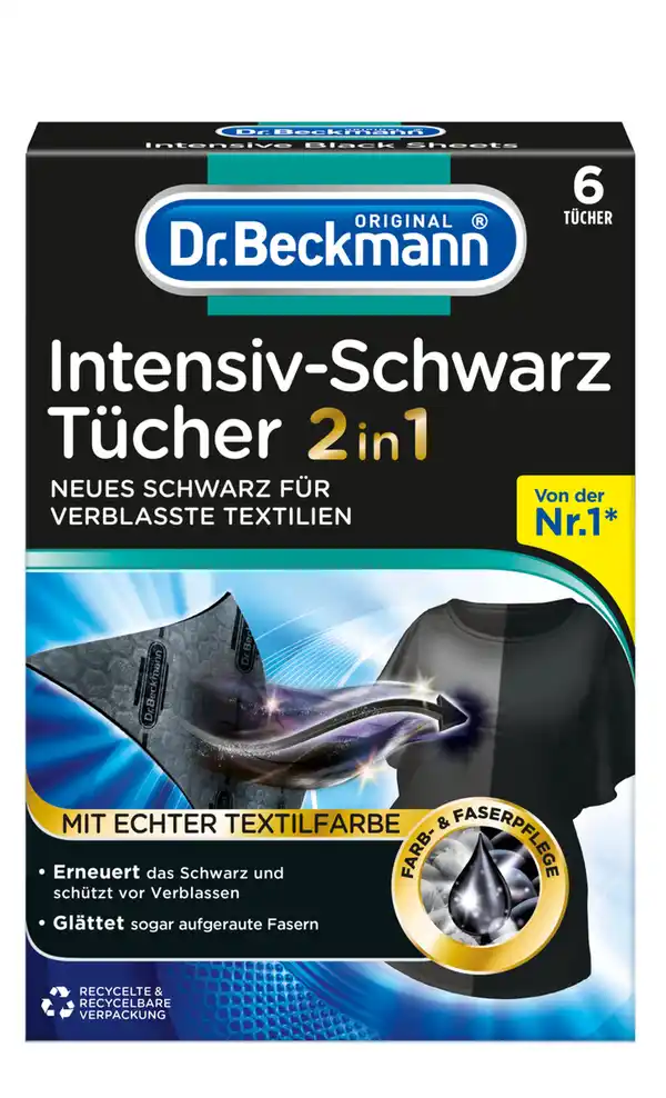 Bild 1 von Dr. Beckmann Intensiv-Schwarz Tücher 6ST