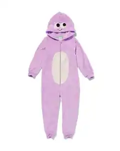 Kinder-Onesie Gesicht lila