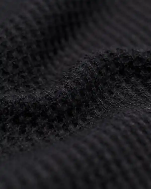 Bild 4 von Kinderpyjama Flanell Waffelstoff mit Karos schwarz