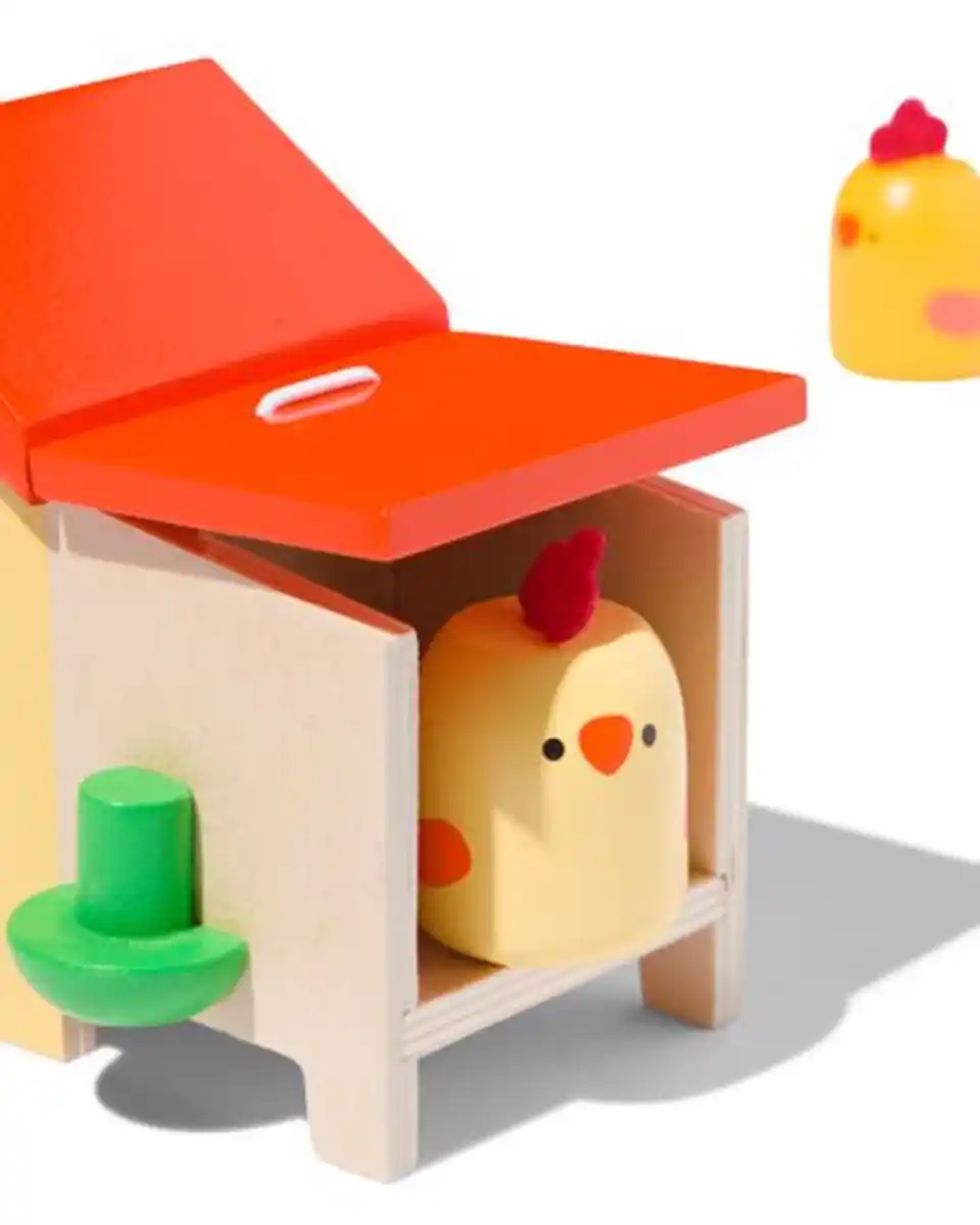 Bild 2 von Hühnerstall, Holz, vierteilig