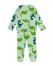 Bild 4 von Kinderpyjama Stretch-Baumwolle Dino grün