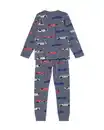 Bild 4 von Kinder-Pyjama, Rennwagen blau