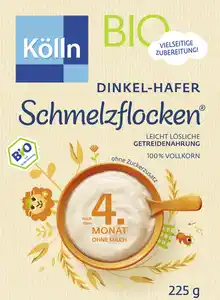 Kölln Bio Schmelzflocken Dinkel-Hafer Nach dem 4.Monat 225G