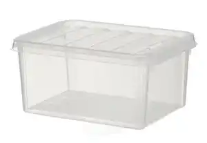 Ordnungsbox Brüssel, 8 Liter, transparent, 34 x 25 x 16 cm